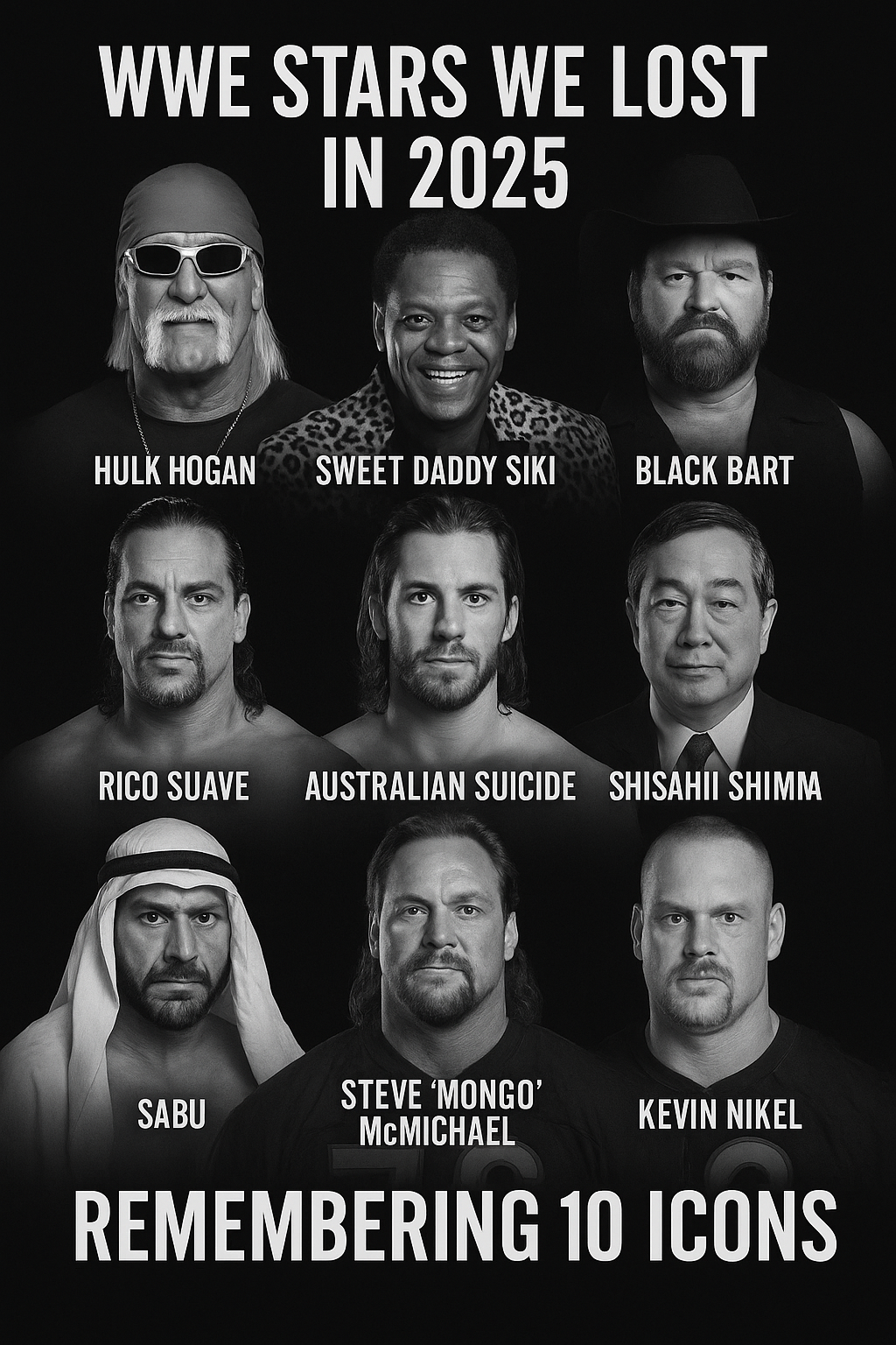 🖤 WWE Stars We Lost in 2025: Remembering 10 Icons
