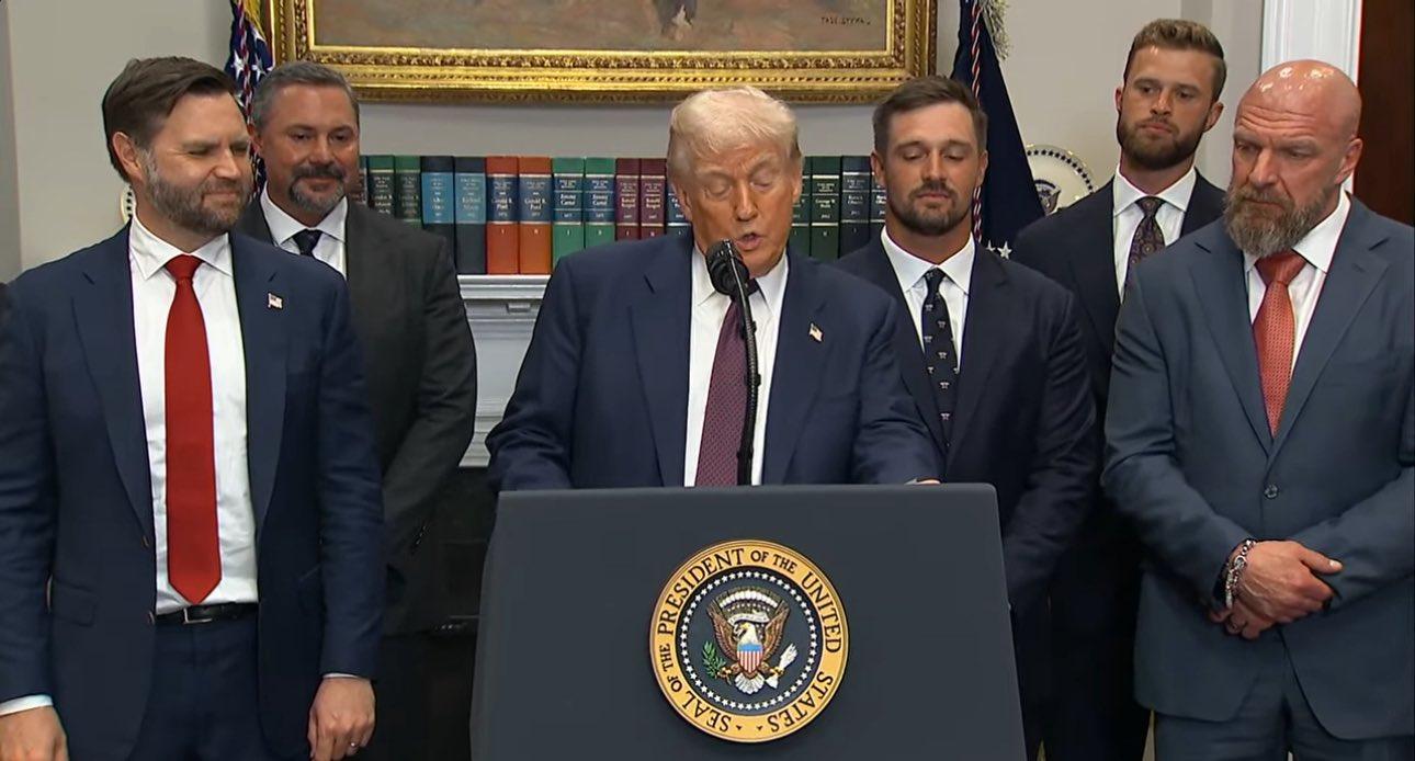 Why Triple H Visited the White House with Donald Trump – July 31, 2025