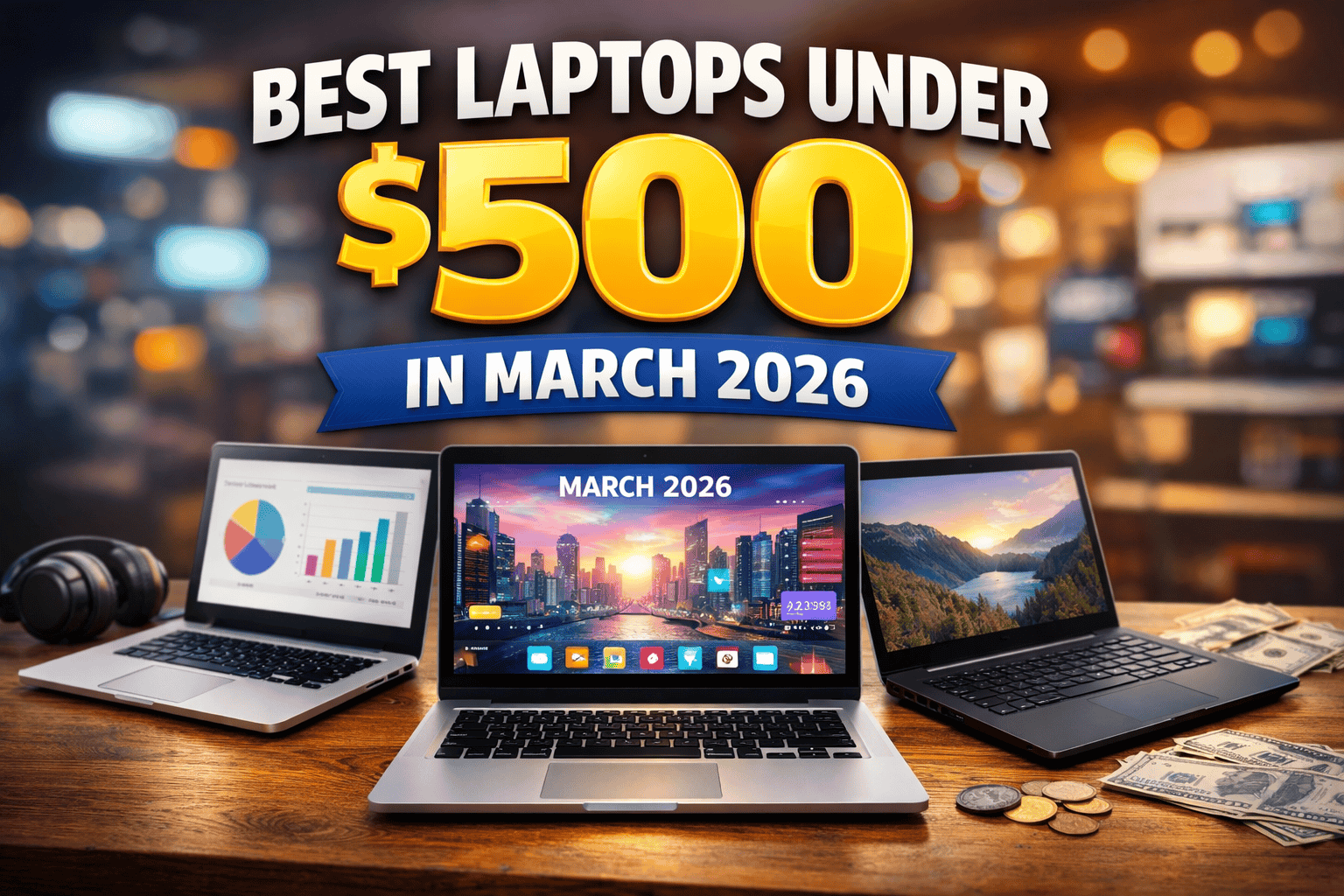 Best Laptops Under $500 in March 2026